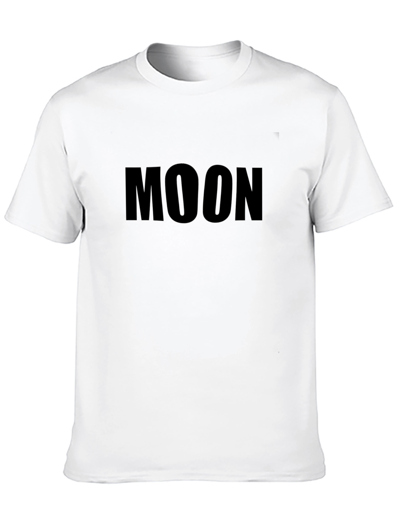 Moon Graphic Black T-Shirt - Casual Comfort