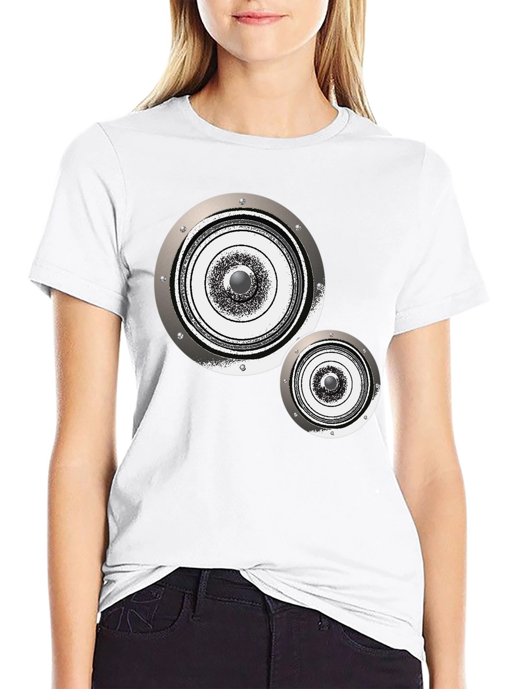 Speaker Graphic Tee - Modern Audio Vibe
