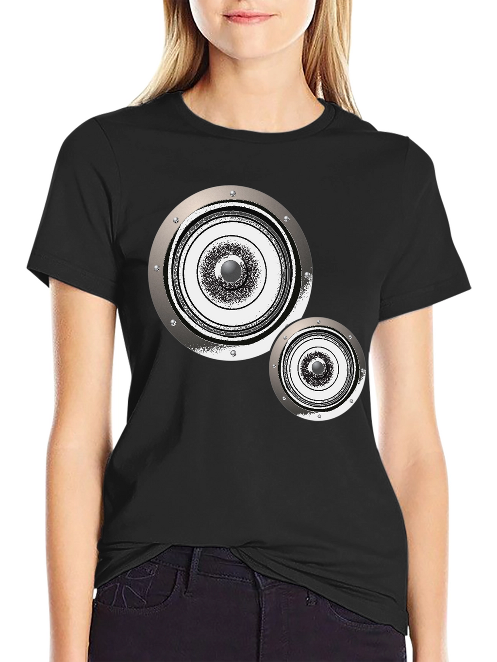 Speaker Graphic Tee - Modern Audio Vibe