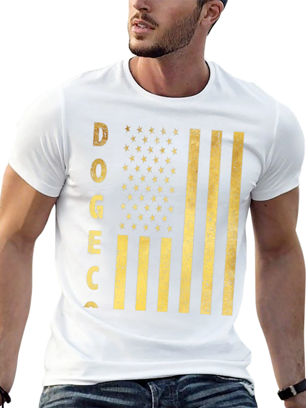 DOGECO American Flag Graphic Tee