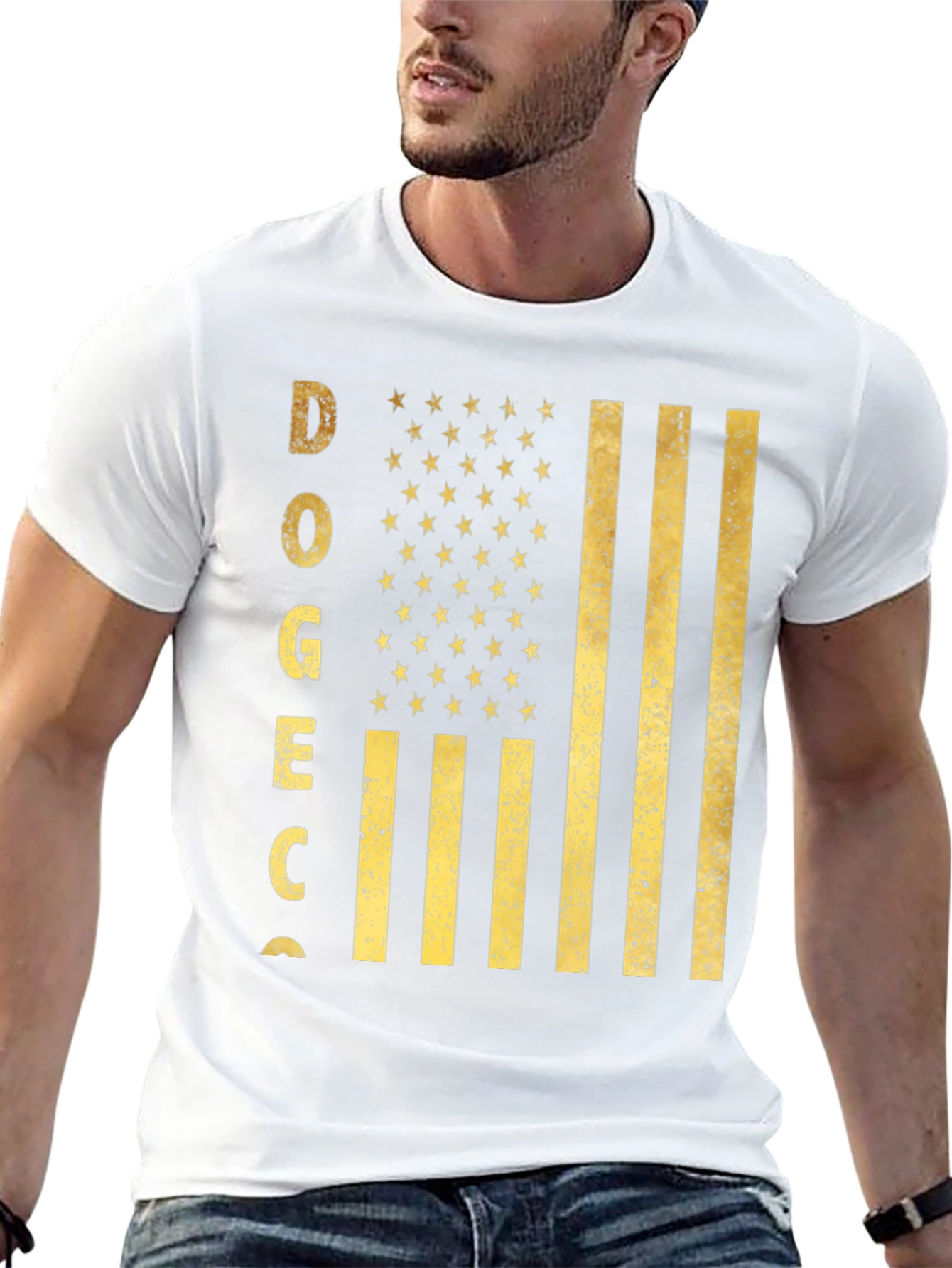 DOGECO American Flag Graphic Tee