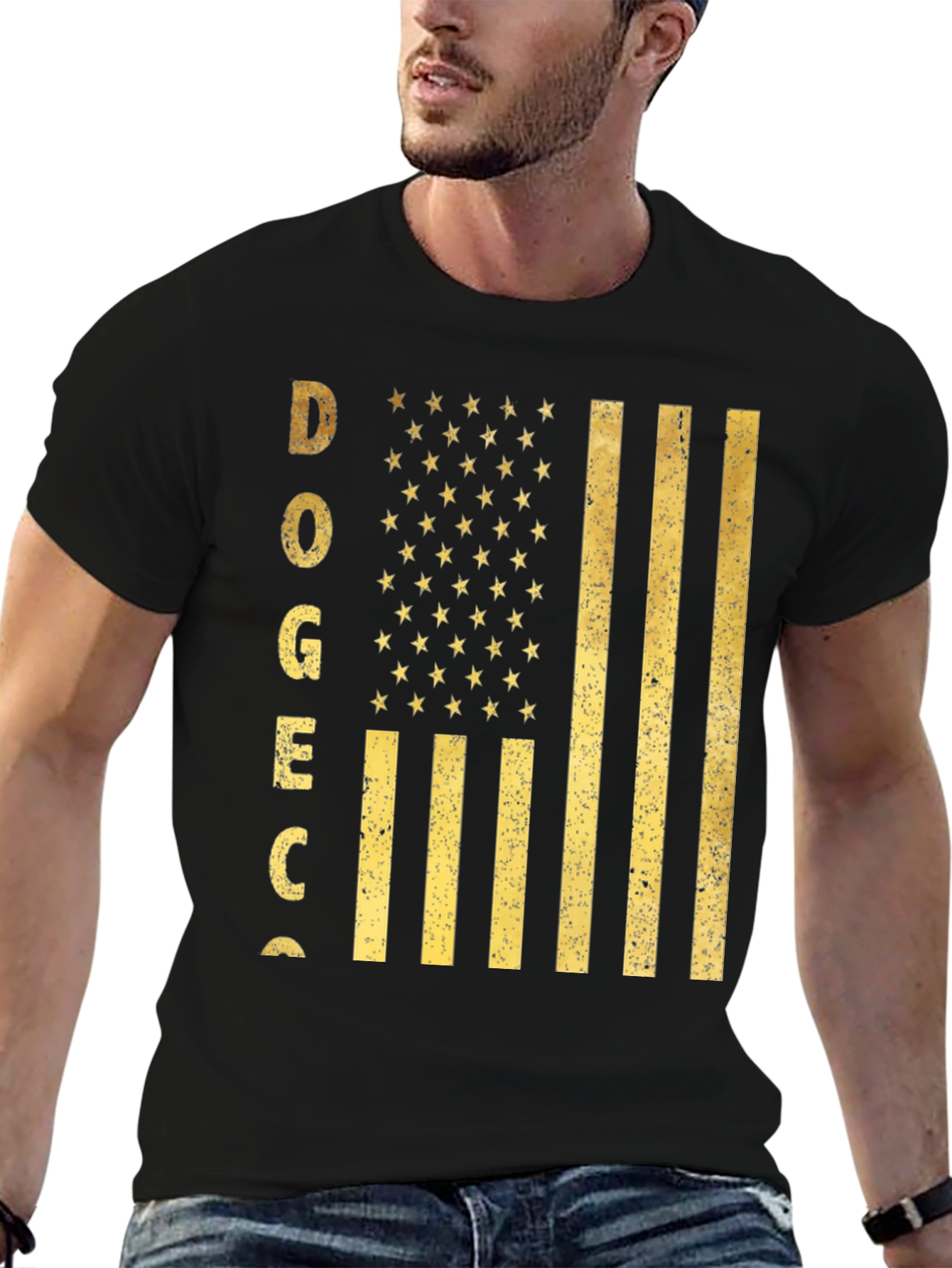 DOGECO American Flag Graphic Tee