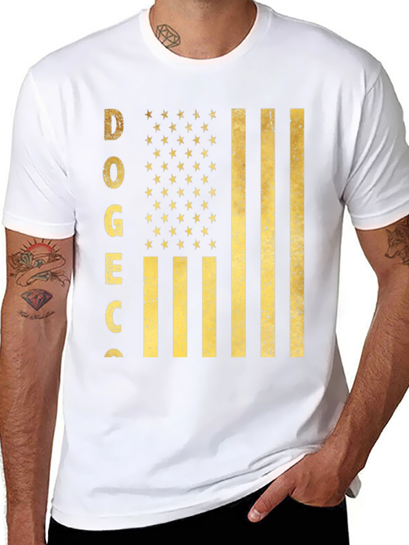 DOGECO American Flag Graphic Tee
