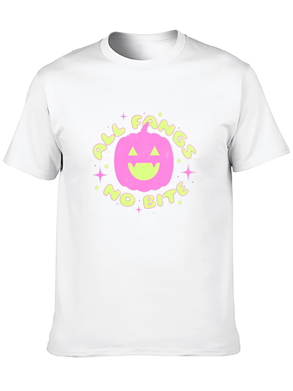 All Fangs No Bite Halloween T-Shirt