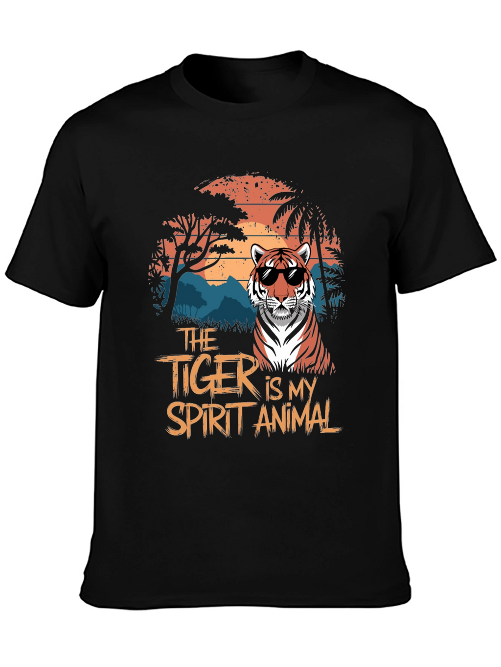 Tiger Spirit Animal Graphic T-Shirt