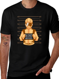 Driver Mugshot Graphic Tee - Speeding Crime Humor
