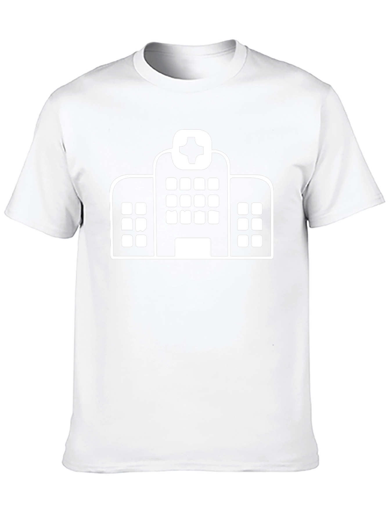 Hospital Graphic Black T-Shirt - Medical Staff Volunteers