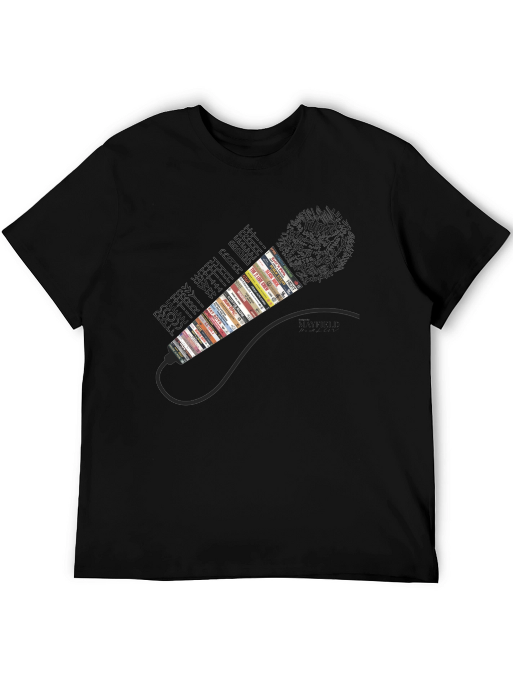 Hip Hop Cassette Tape Microphone Graphic Tee