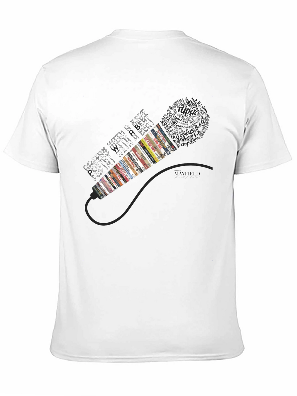 Hip Hop Cassette Tape Microphone Graphic Tee