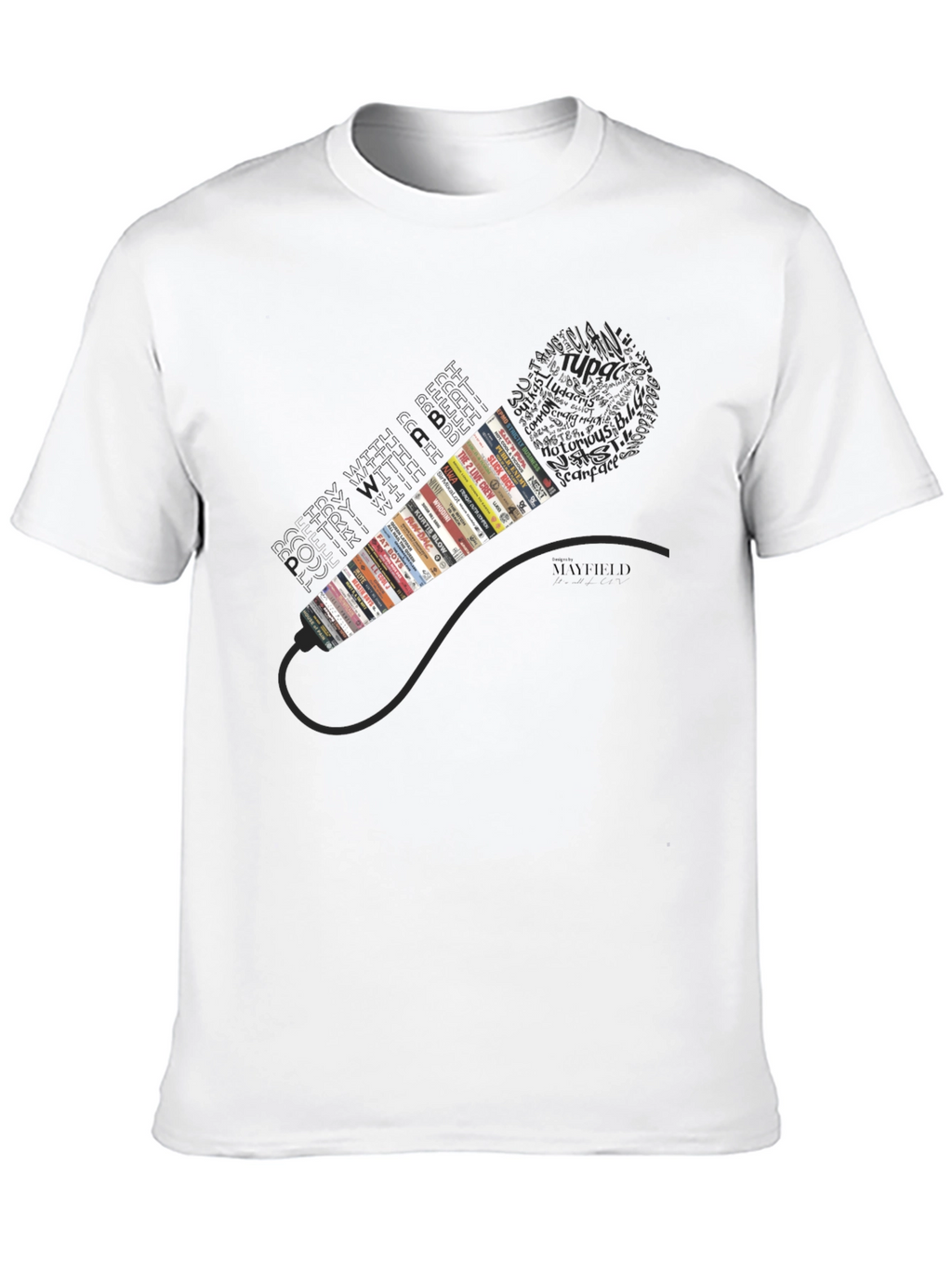 Hip Hop Cassette Tape Microphone Graphic Tee