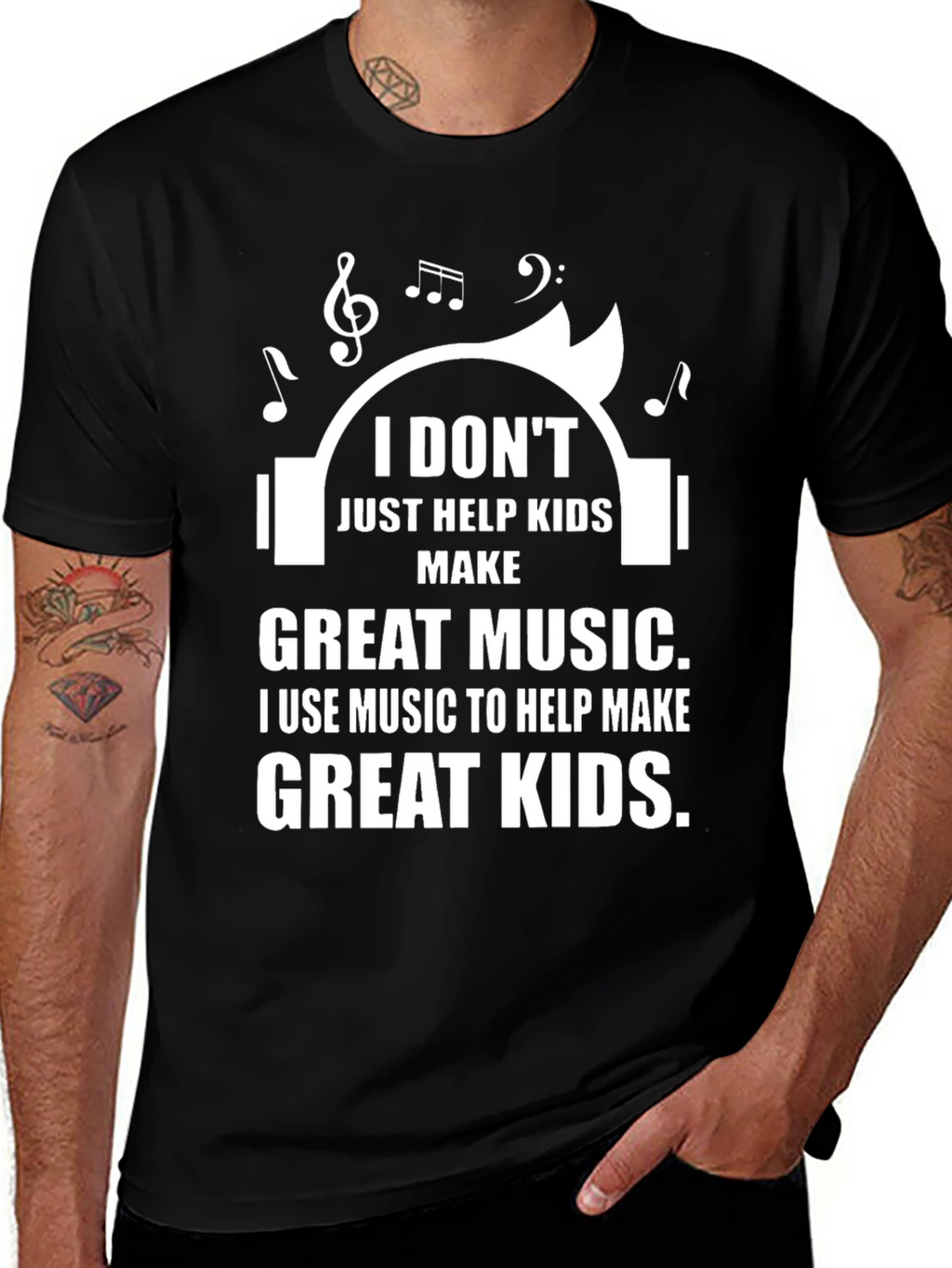Music Teacher T-Shirt - Great Kids Great Music