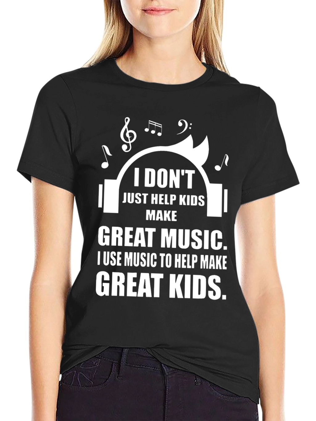 Music Teacher T-Shirt - Great Kids Great Music
