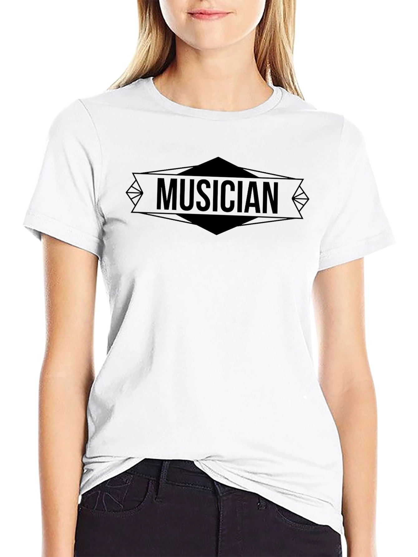 Musician Graphic Tee - Black Unisex T-Shirt