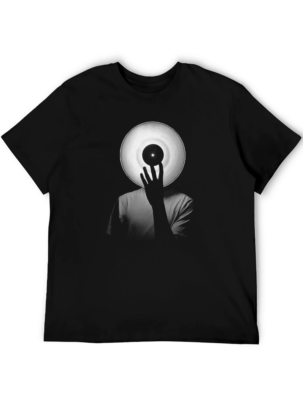 Vinyl Head Graphic Tee - Cool Music Lover T-Shirt