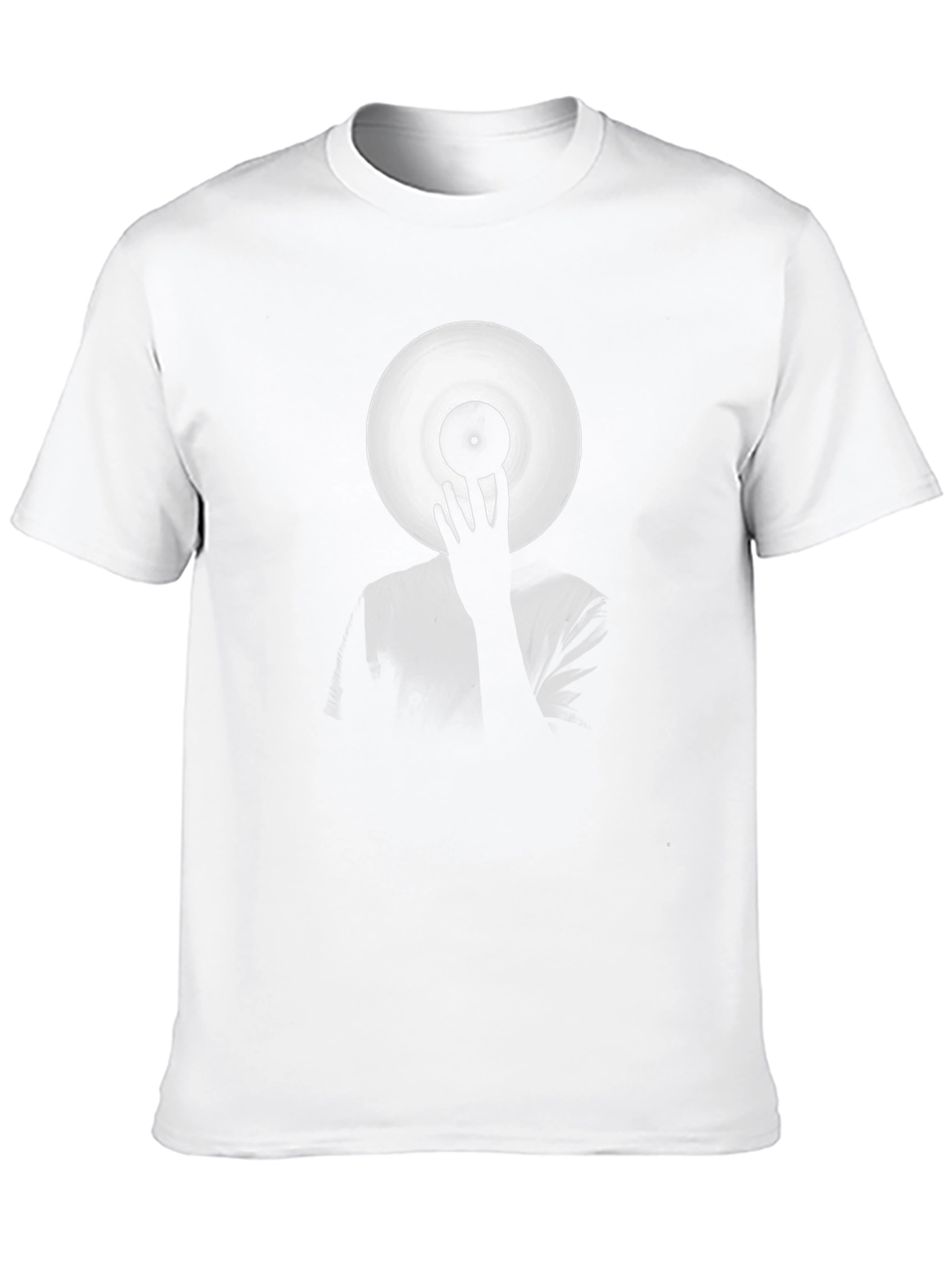 Vinyl Head Graphic Tee - Cool Music Lover T-Shirt