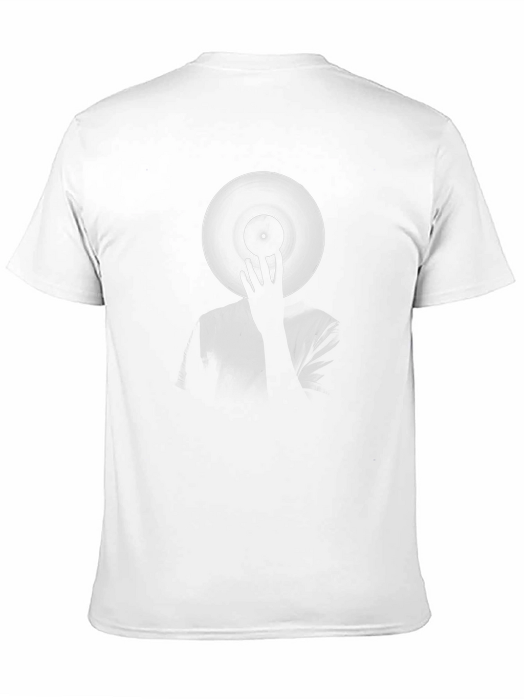 Vinyl Head Graphic Tee - Cool Music Lover T-Shirt
