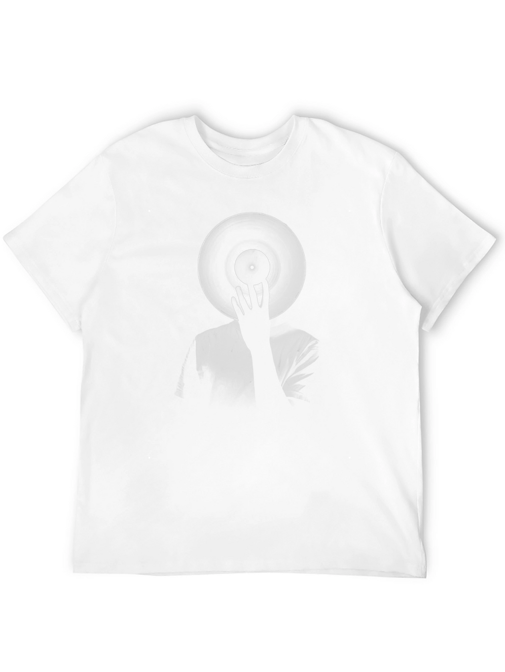 Vinyl Head Graphic Tee - Cool Music Lover T-Shirt