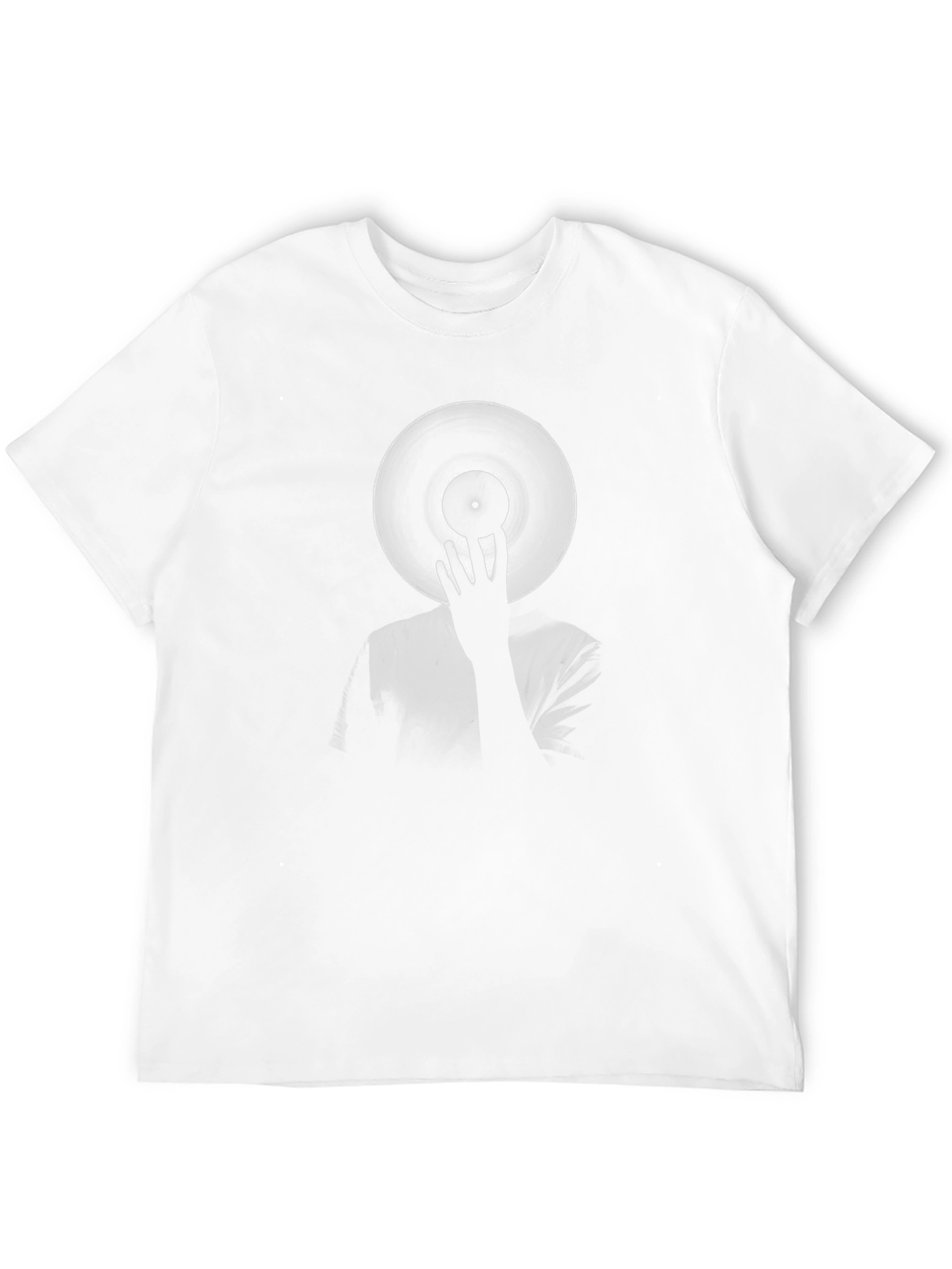 Vinyl Head Graphic Tee - Cool Music Lover T-Shirt
