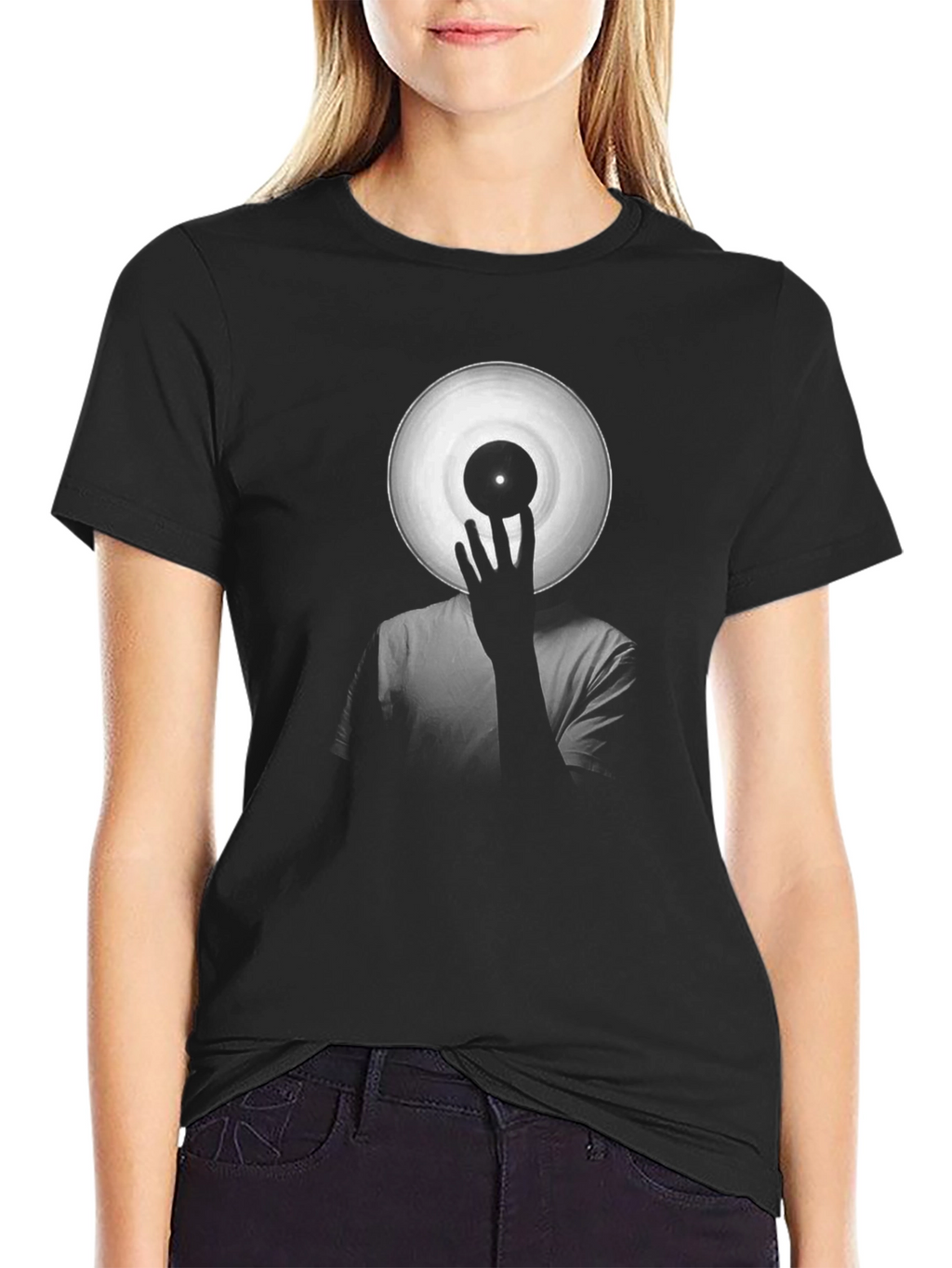 Vinyl Head Graphic Tee - Cool Music Lover T-Shirt