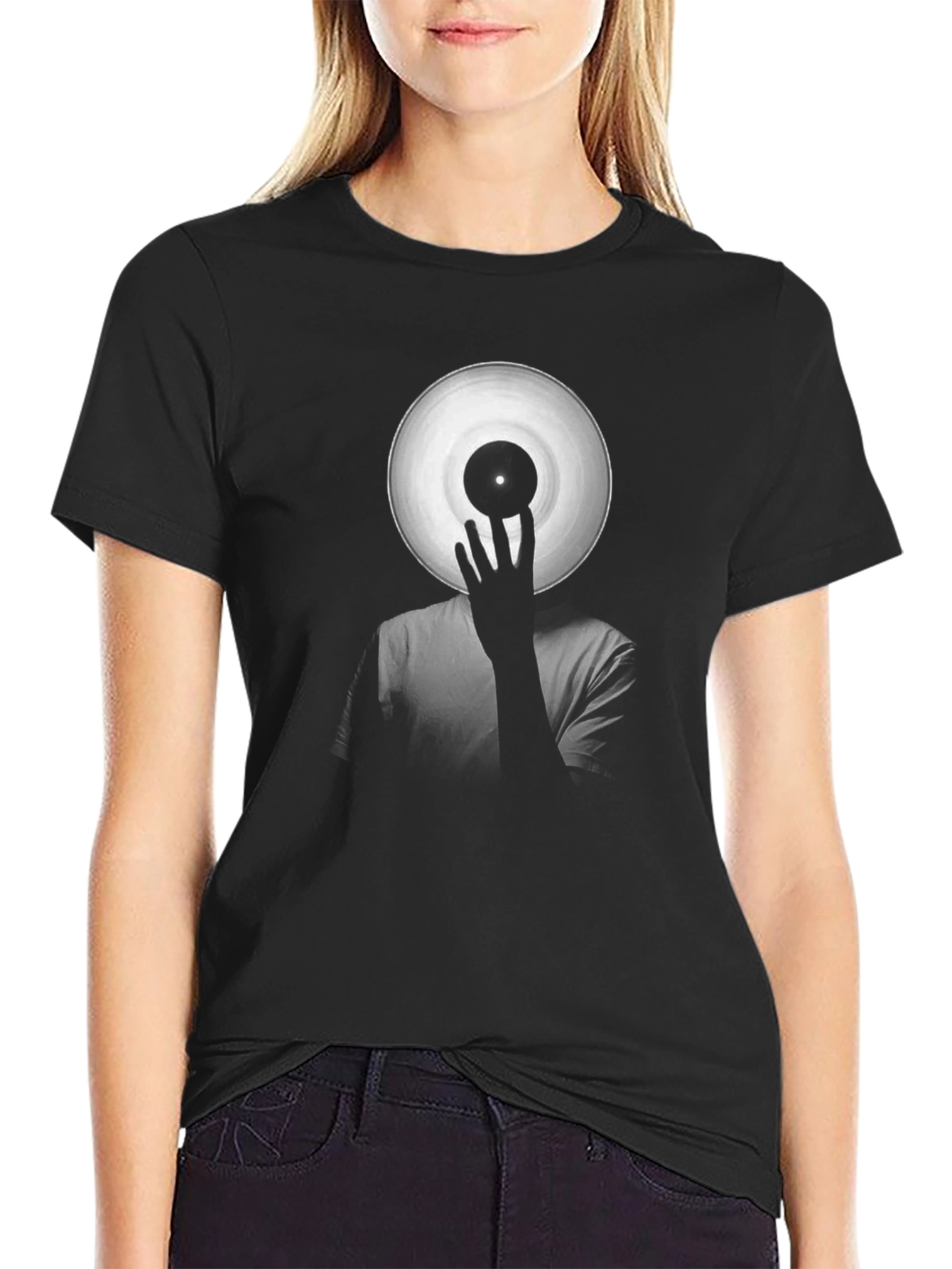 Vinyl Head Graphic Tee - Cool Music Lover T-Shirt