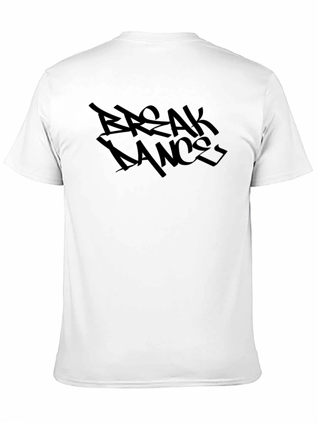 Black Break Dance Graphic Tee - Streetwear Style