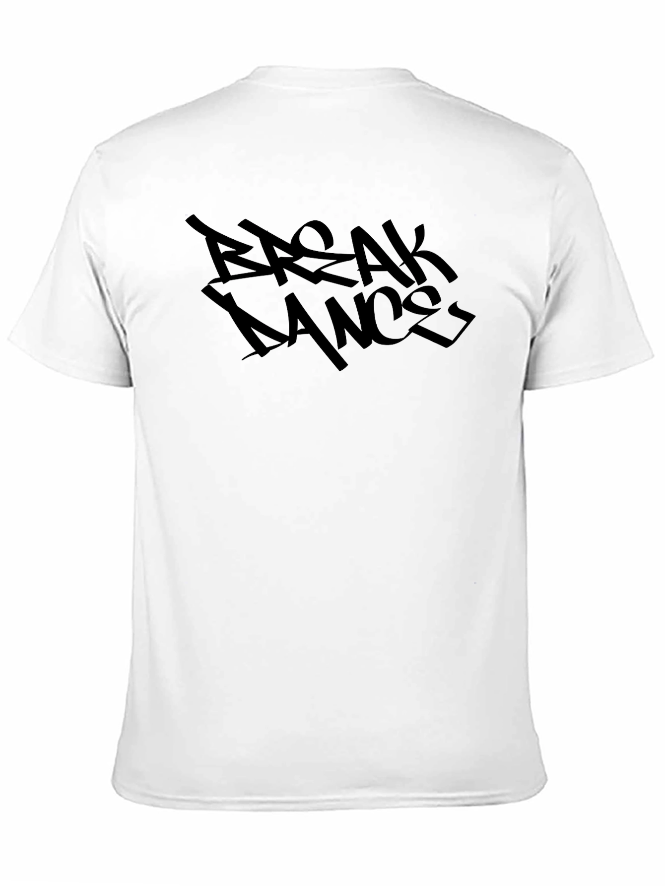 Black Break Dance Graphic Tee - Streetwear Style