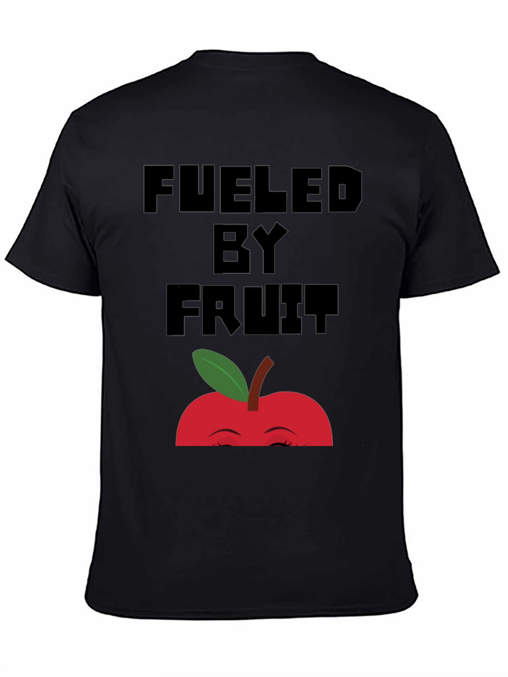 Fueled By Fruit Graphic Tee - Unisex Black T-Shirt