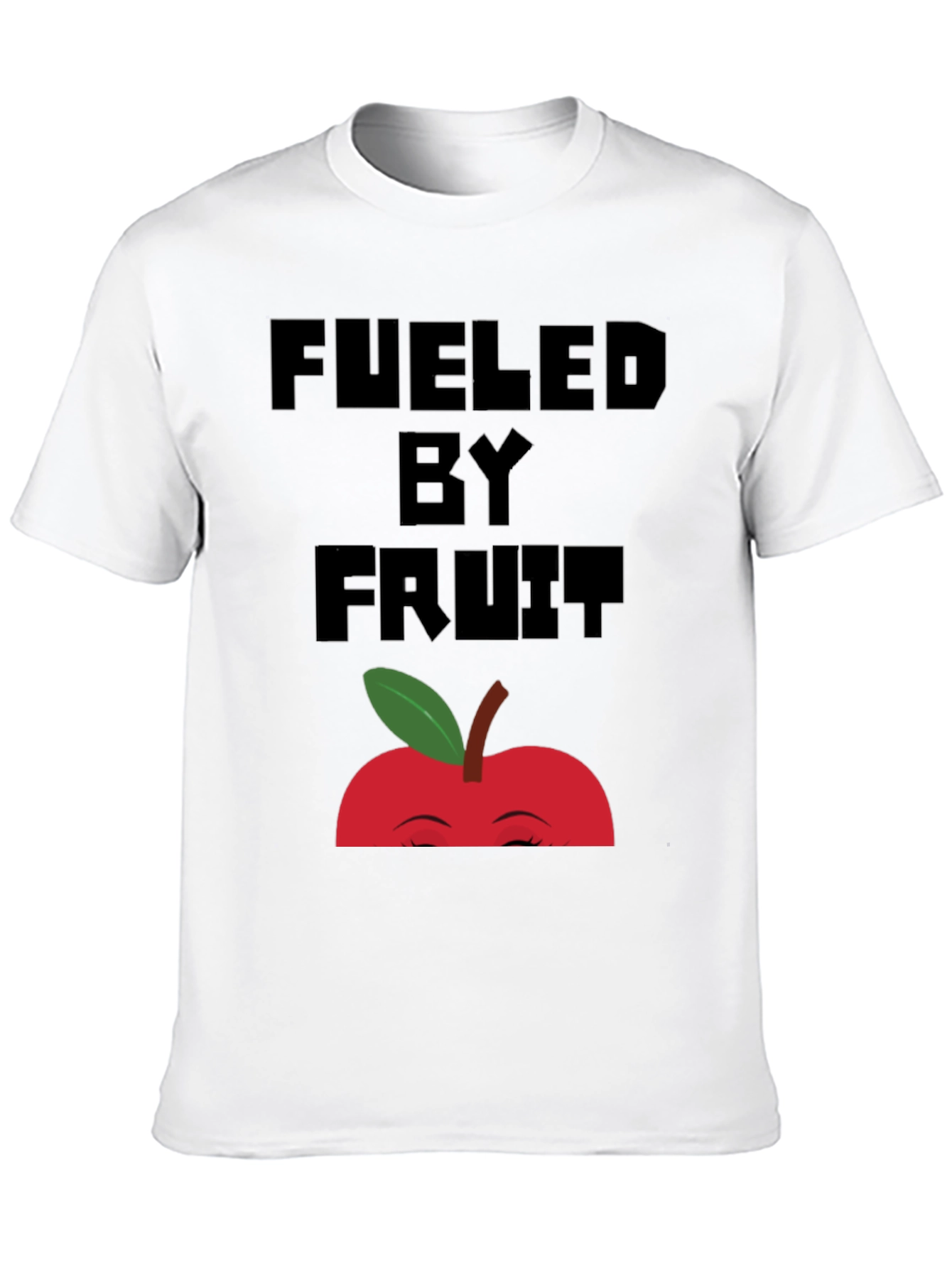 Fueled By Fruit Graphic Tee - Unisex Black T-Shirt