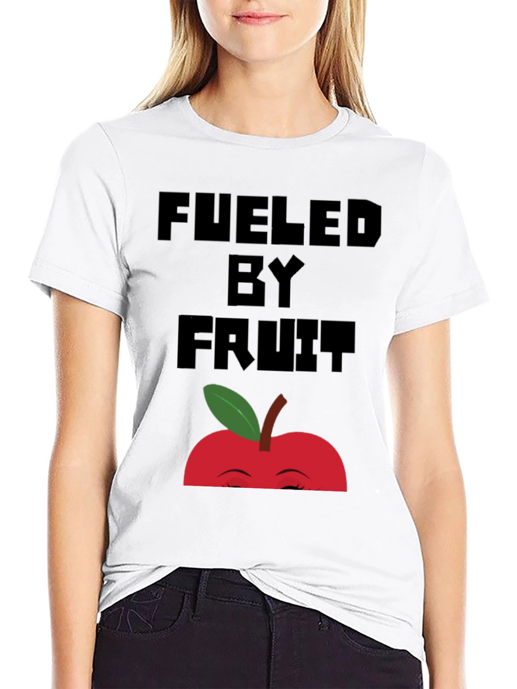 Fueled By Fruit Graphic Tee - Unisex Black T-Shirt
