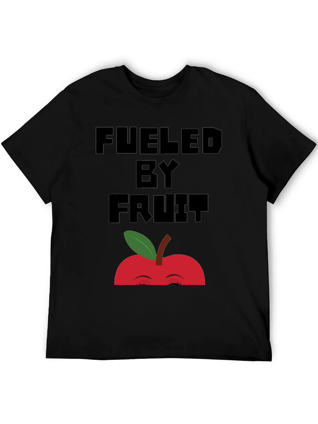 Fueled By Fruit Graphic Tee - Unisex Black T-Shirt