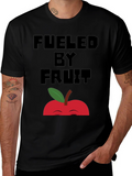 Fueled By Fruit Graphic Tee - Unisex Black T-Shirt