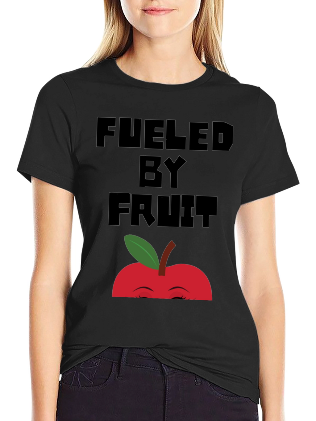 Fueled By Fruit Graphic Tee - Unisex Black T-Shirt