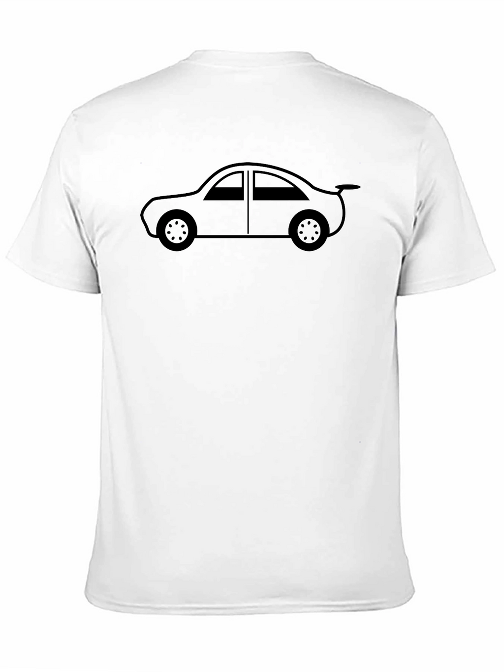 Car Graphic Tee - Black Cotton