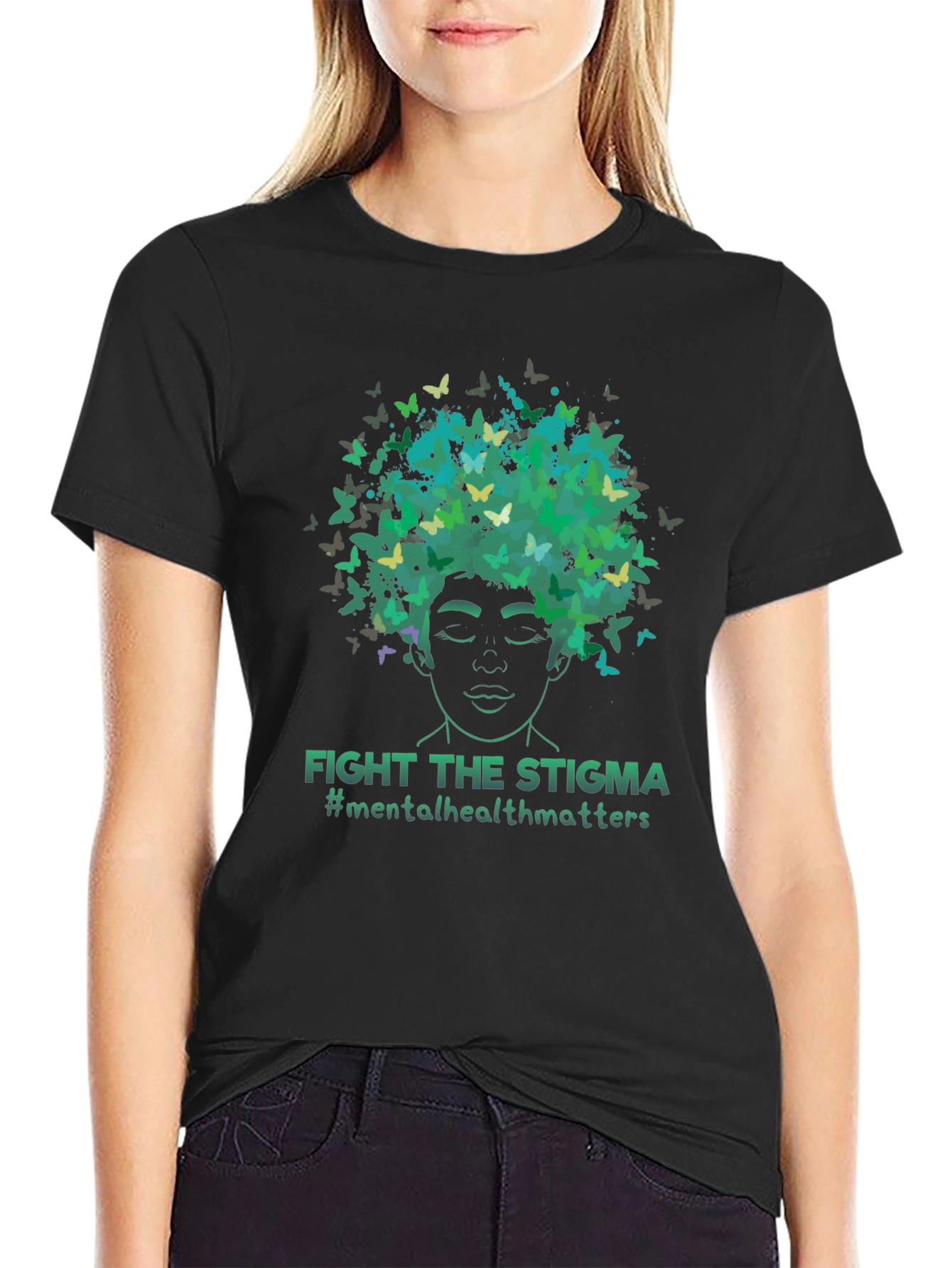 Mental Health Matters Butterfly Graphic Tee