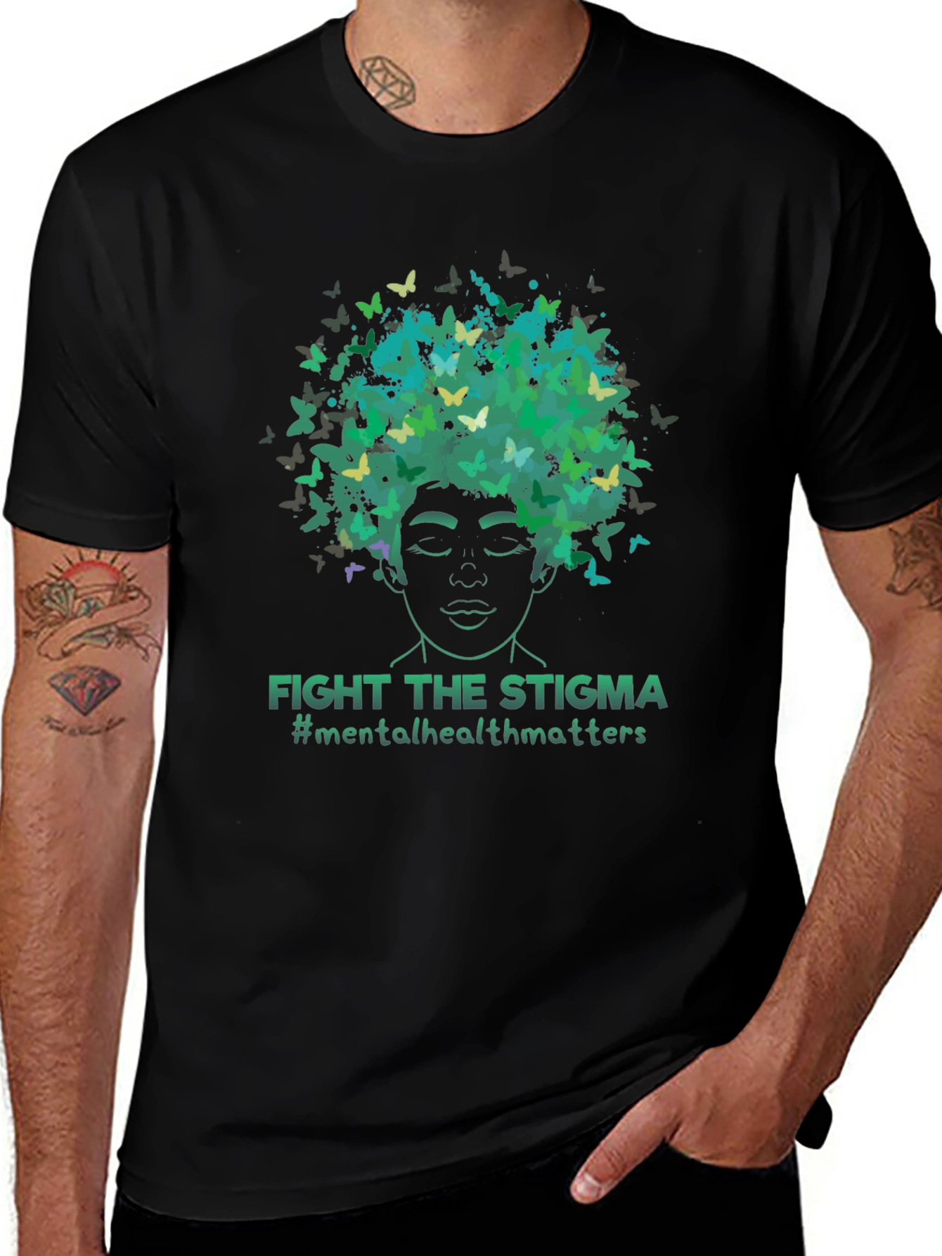 Mental Health Matters Butterfly Graphic Tee
