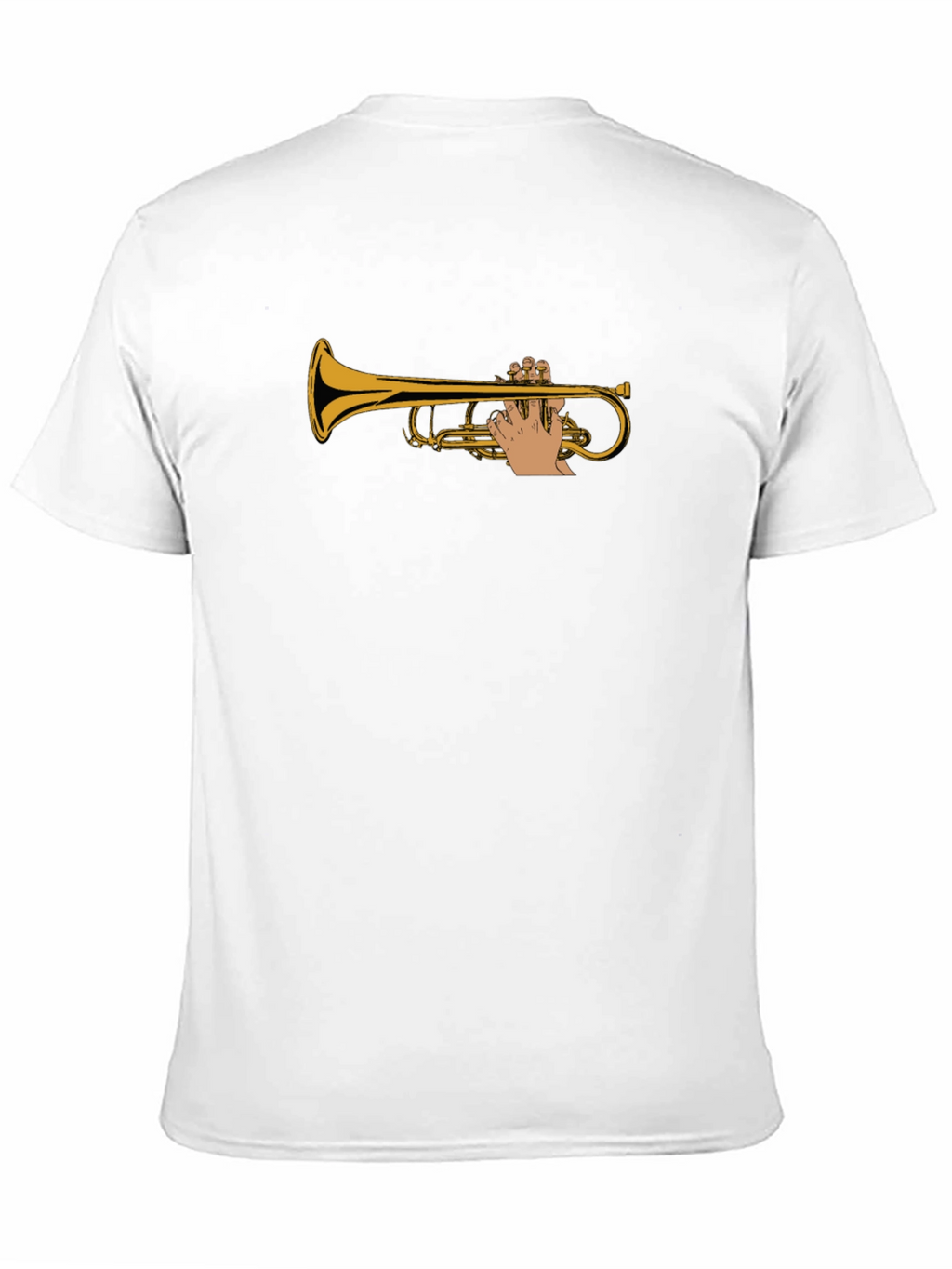Trumpet Player Black T-Shirt