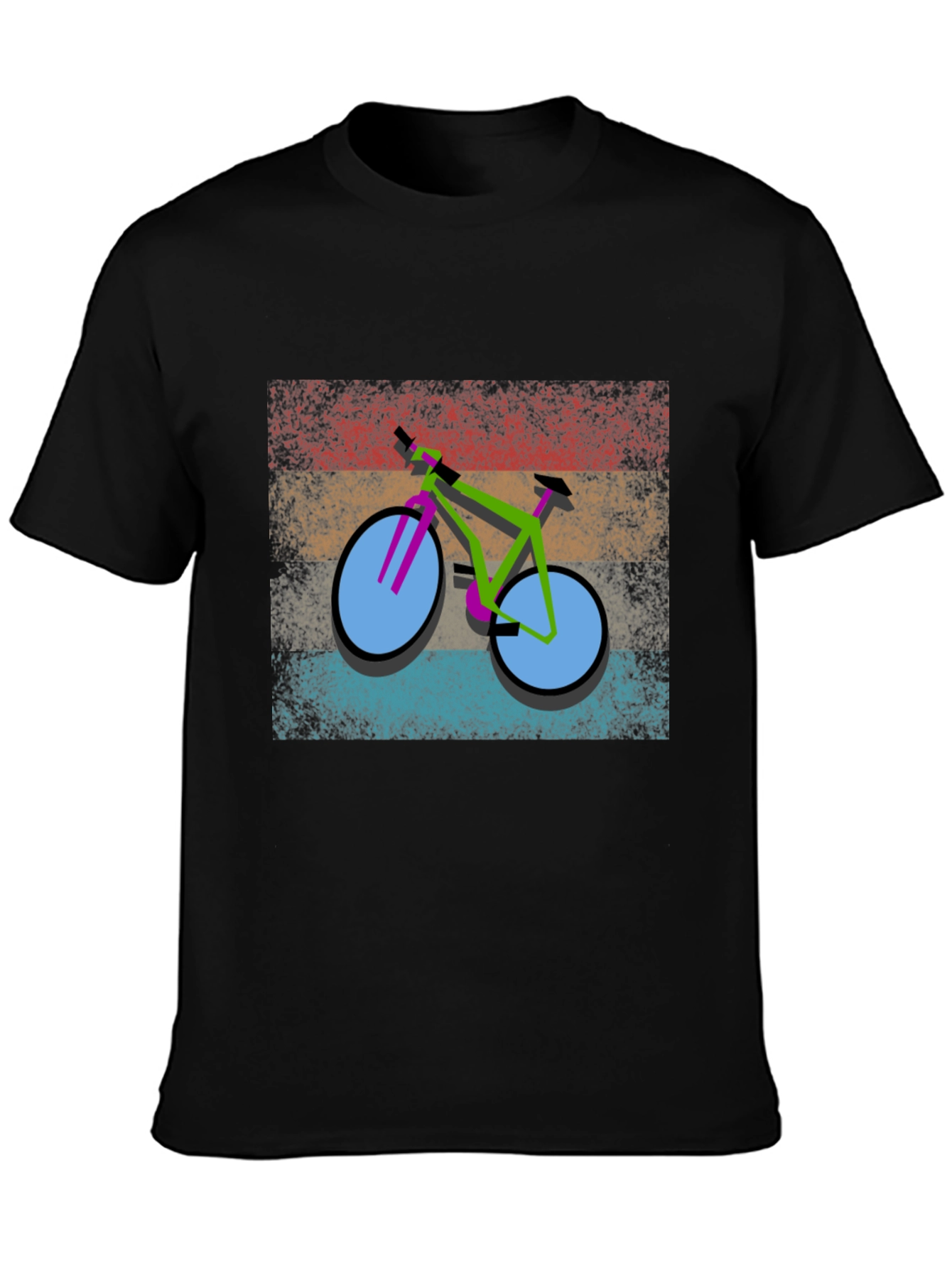 Retro Bicycle Graphic T-Shirt - Unique Design