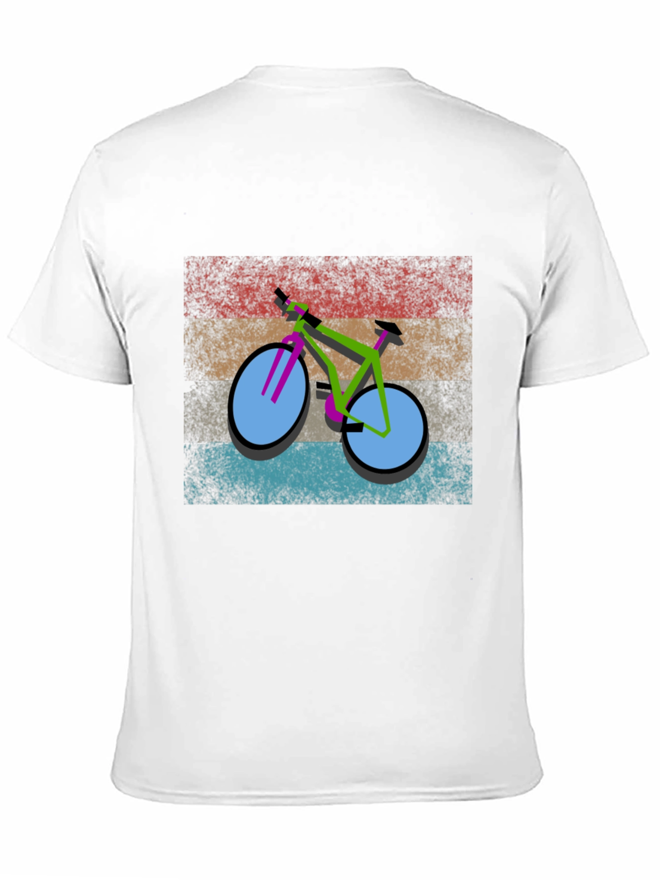 Retro Bicycle Graphic T-Shirt - Unique Design