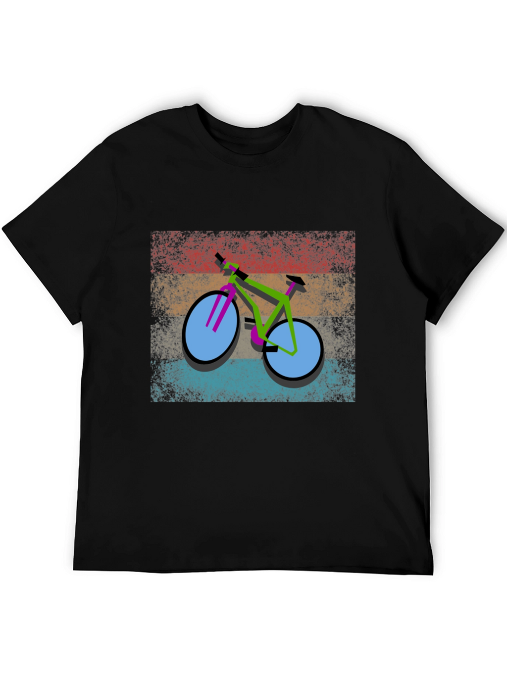 Retro Bicycle Graphic T-Shirt - Unique Design