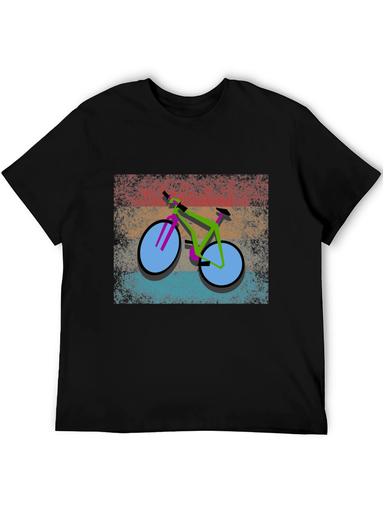 Retro Bicycle Graphic T-Shirt - Unique Design