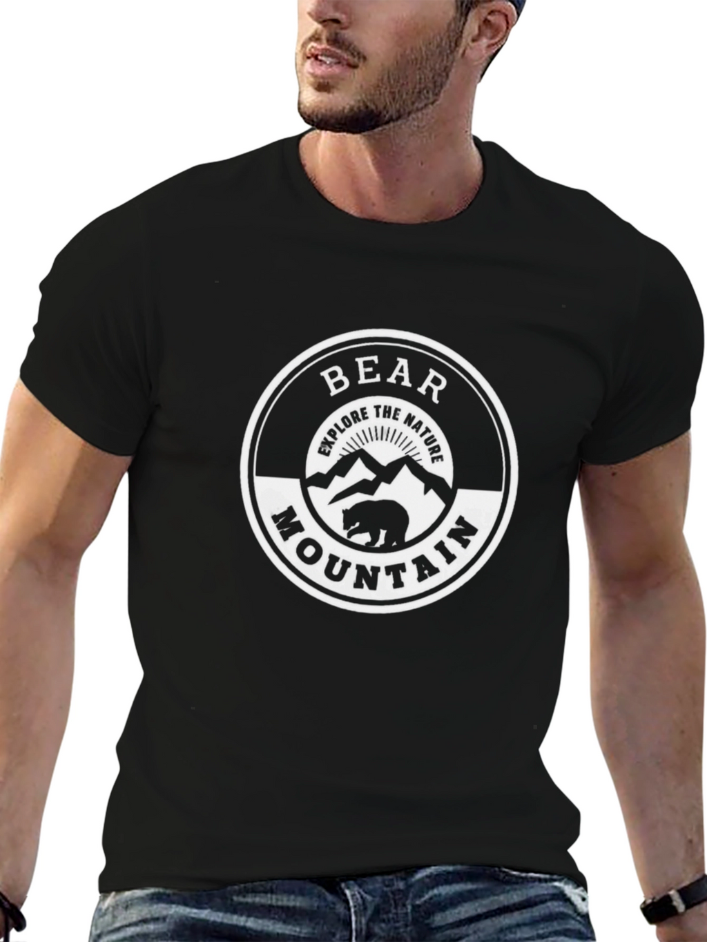 Bear Mountain Graphic T-Shirt - Explore the Nature