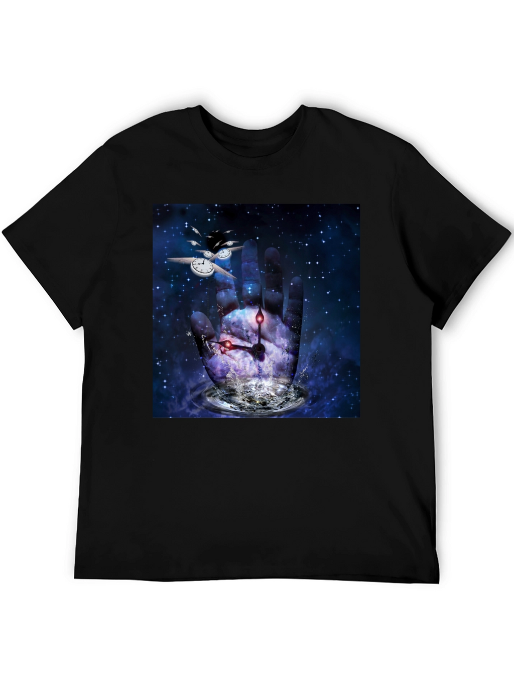 Surreal Galaxy Time T-Shirt