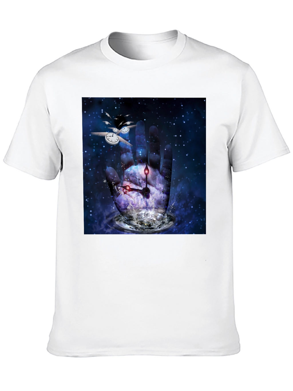 Surreal Galaxy Time T-Shirt