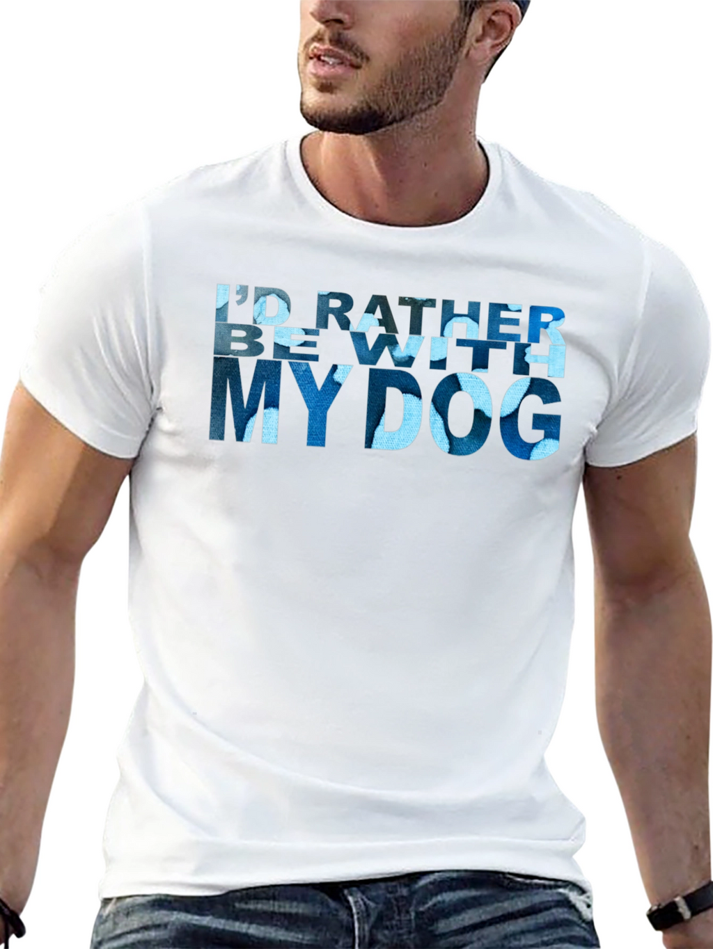 Id Rather Be With My Dog T-Shirt