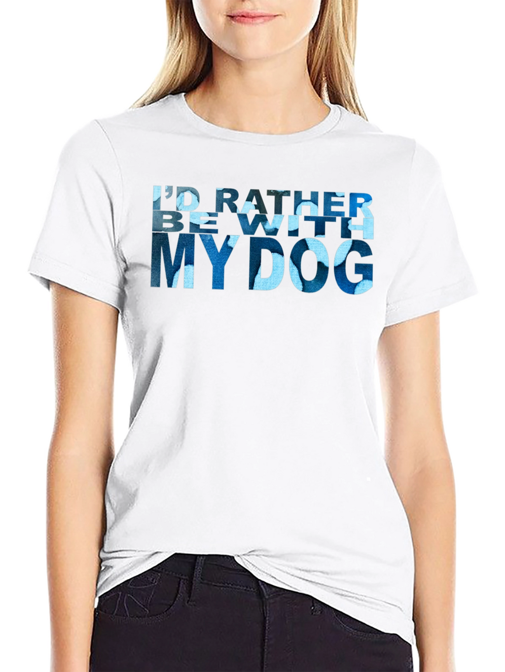 Id Rather Be With My Dog T-Shirt