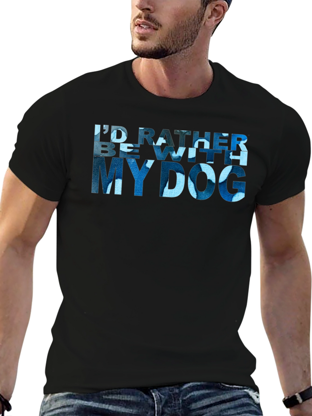 Id Rather Be With My Dog T-Shirt