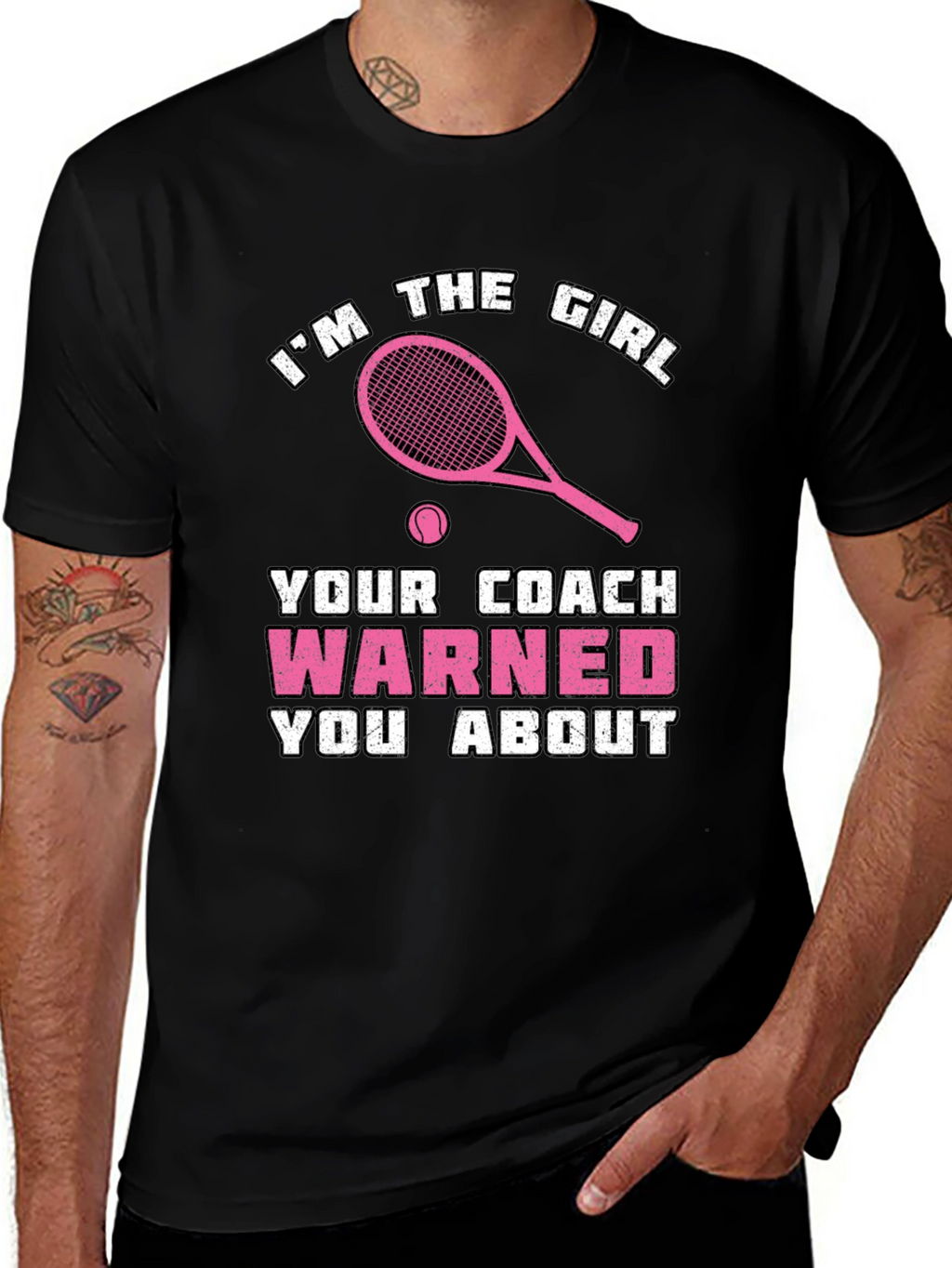 Tennis Girl Warning T-Shirt