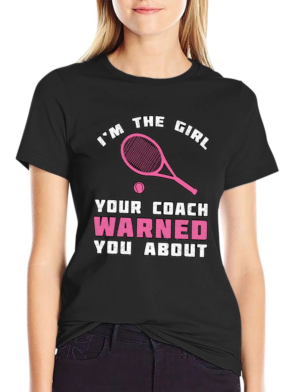 Tennis Girl Warning T-Shirt