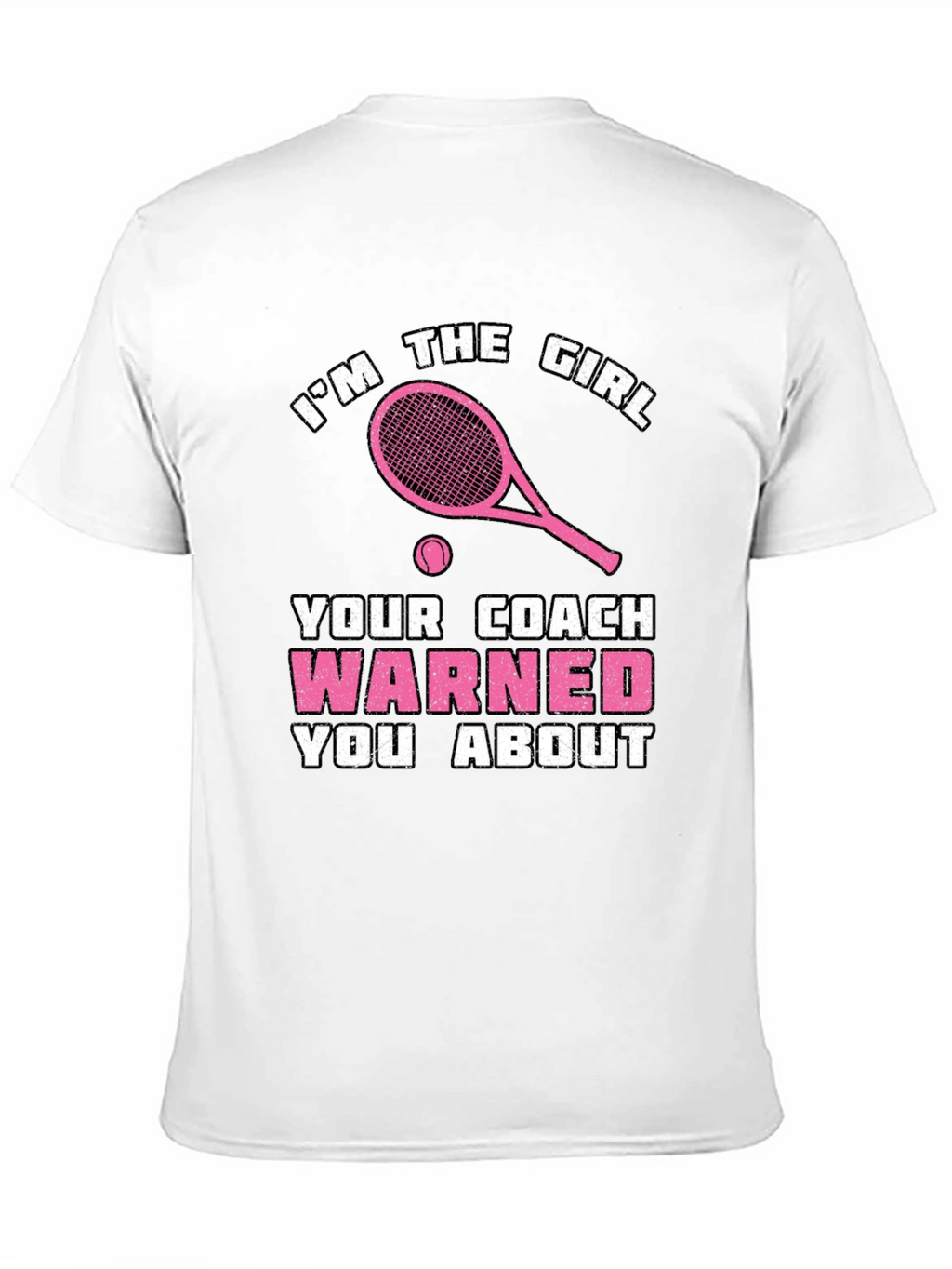 Tennis Girl Warning T-Shirt