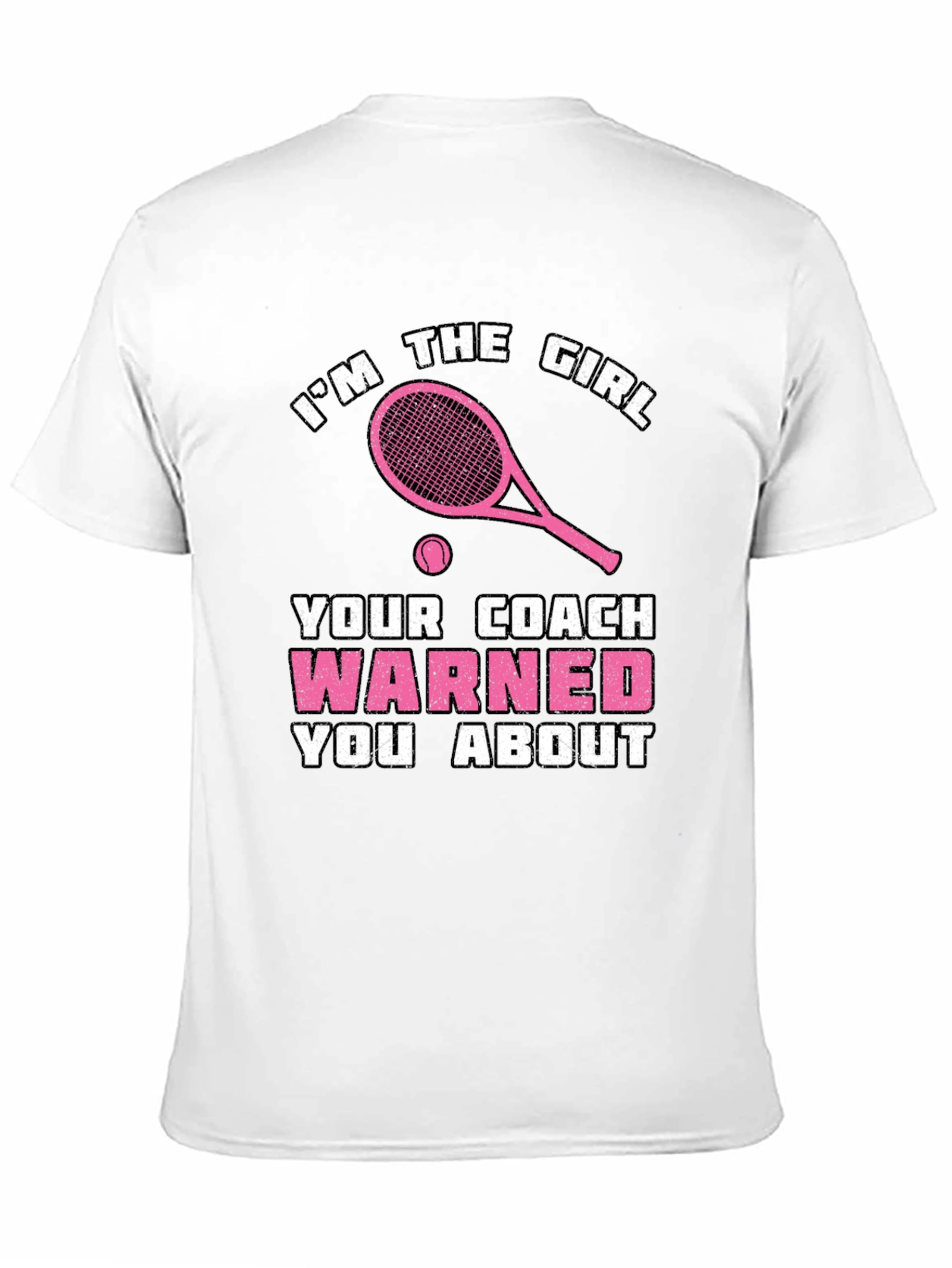 Tennis Girl Warning T-Shirt